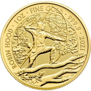 2021 1oz 24K Gold UK Myths & Legends Series “Robin Hood”