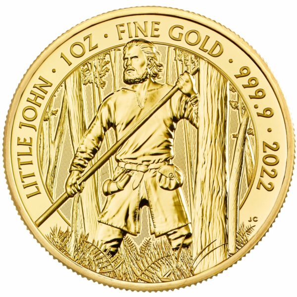 2022 1oz 24K Gold UK Myths & Legends Series “Little John”