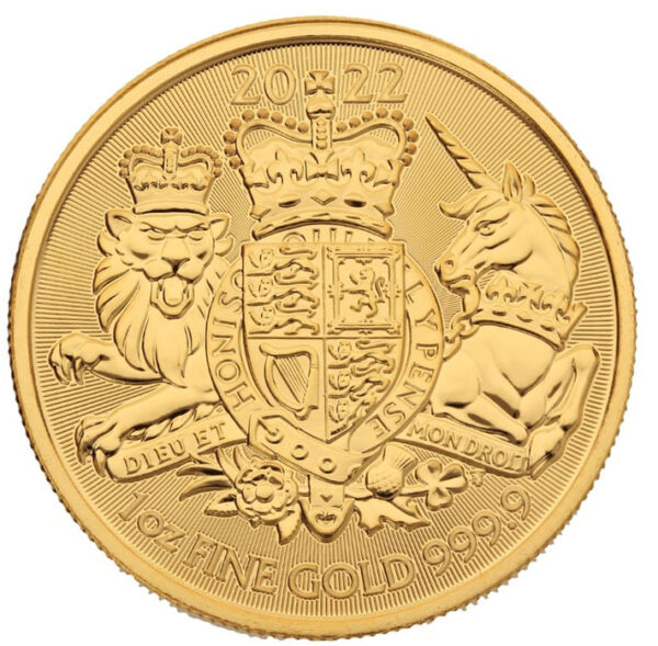 2022 1oz 24K Gold Royal Arms