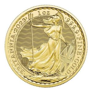2023 1oz 24K Gold UK Britannia King Charles III - Image 2