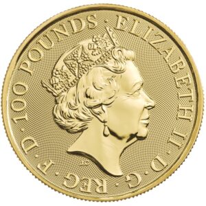 2016 1oz 24K Gold UK Queen's Beast 'Lion of England' - Image 2