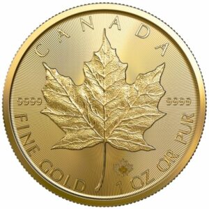 1oz 24K Gold Canadian Maple Leaf - Varied Years