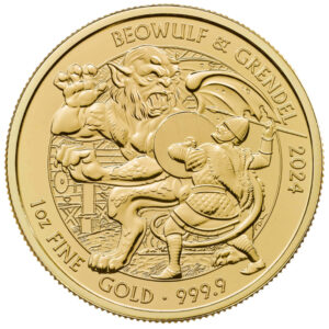 2024 1oz 24K Gold UK Myths & Legends Series “Beowulf and Grendel”