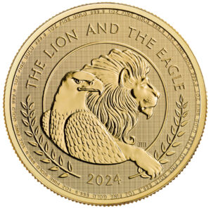 2024 1oz 24K Gold UK The British Lion and American Eagle