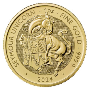 2024 1oz 24K Gold Royal Tudor Beasts 'Seymour Unicorn'
