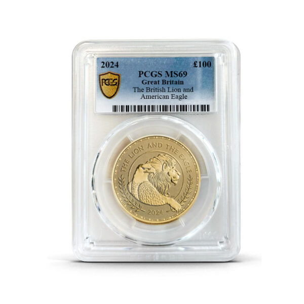 The British Lion and American Eagle 2024 MS69